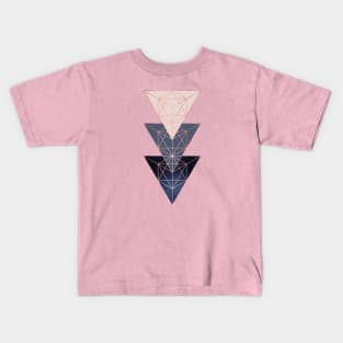 Geometric Triangles Kids T-Shirt